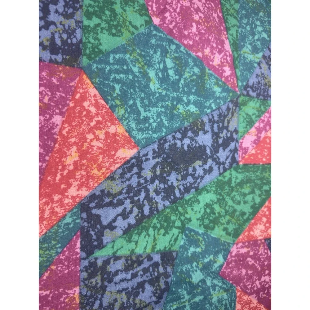 Springs Sheet Set Jeweled Marble QUEEN 90s Vtg Memphis Geo‎ Abstract Multicolor
